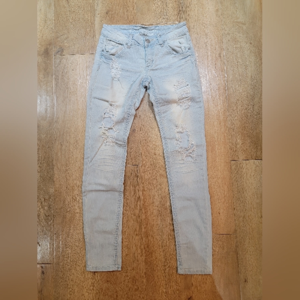Almost Famous Skinny Distressed Jeans Juniors 5